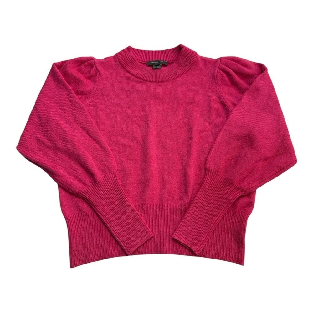 French Connection Cropped Mock Neck Sweater Size L